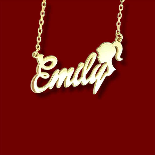 Custom Barbie Inspired Name Necklace
