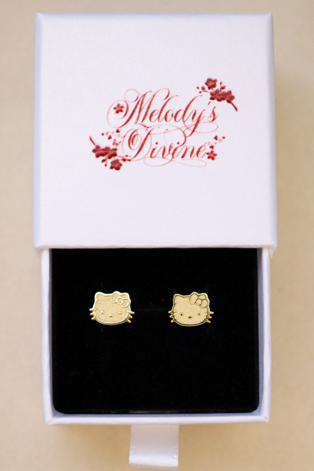 Hello Kitty Face Earrings