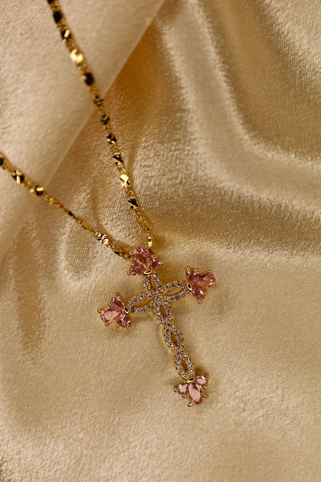“Milani” cross necklace