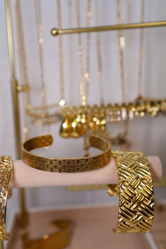 Ancient Bloom Cuff Bracelet