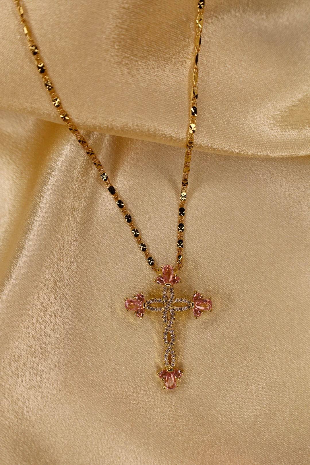 “Milani” cross necklace