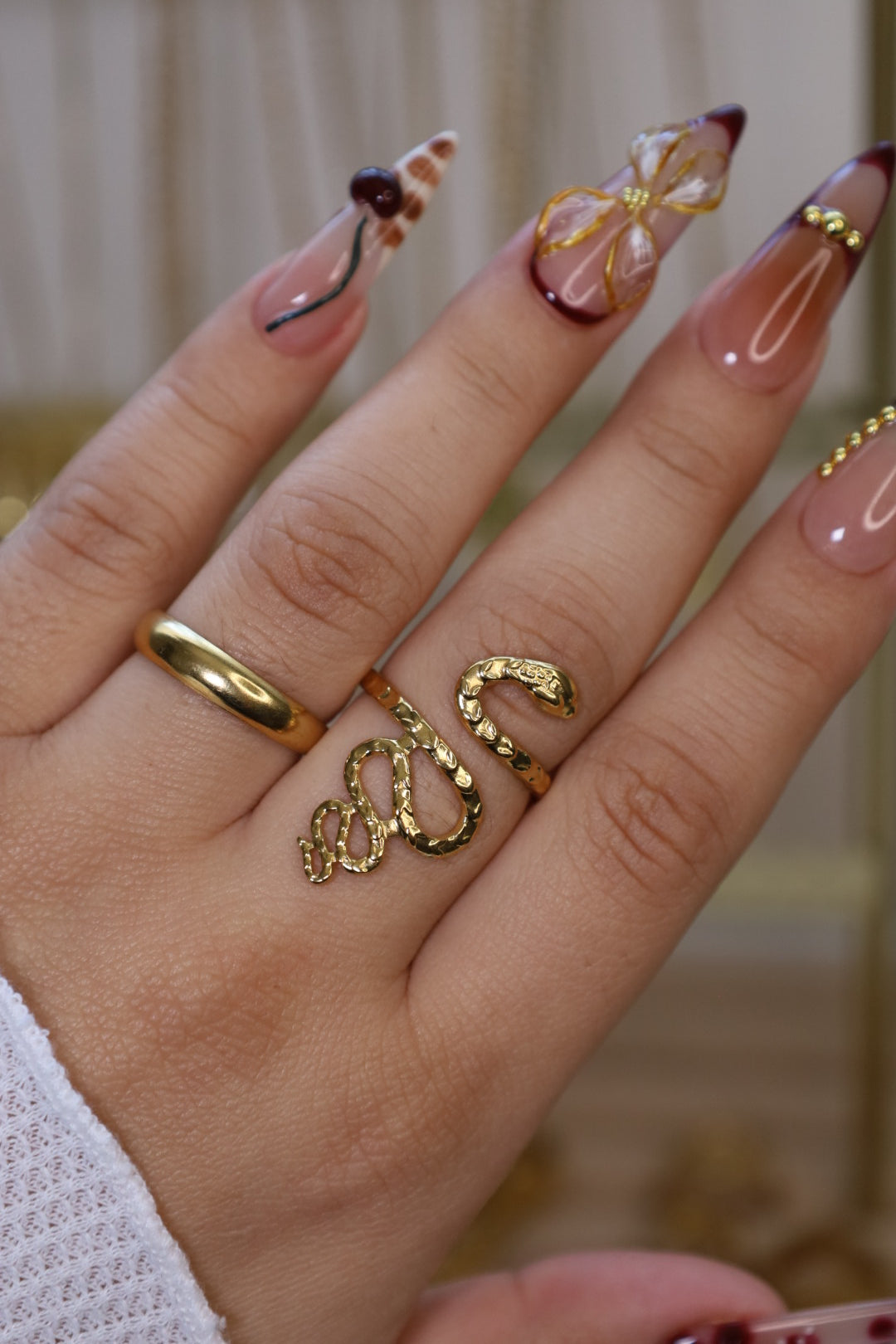 Celestial Serpent Ring