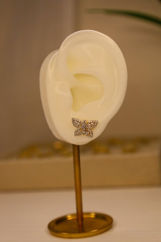 Icy Butterfly Earrings