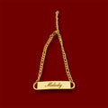 Custom Engraved Name Bracelet