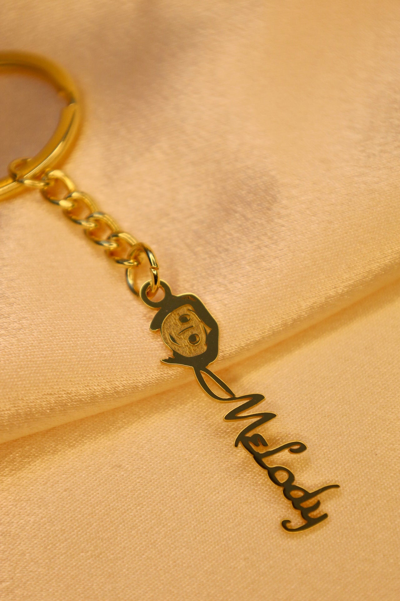 Custom Coraline Keychain