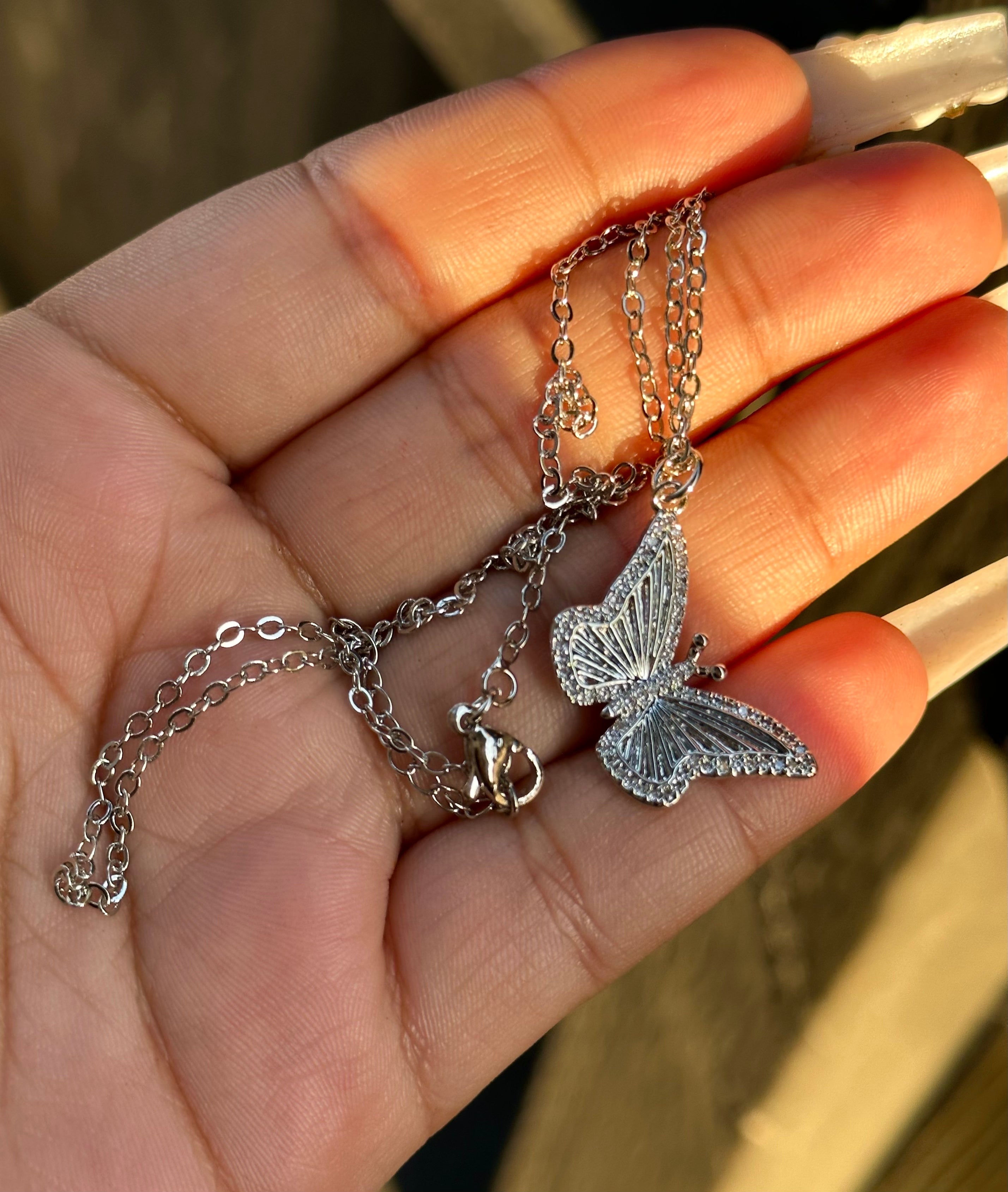 Serenity butterfly necklace