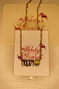 Custom Monster High Name Necklace