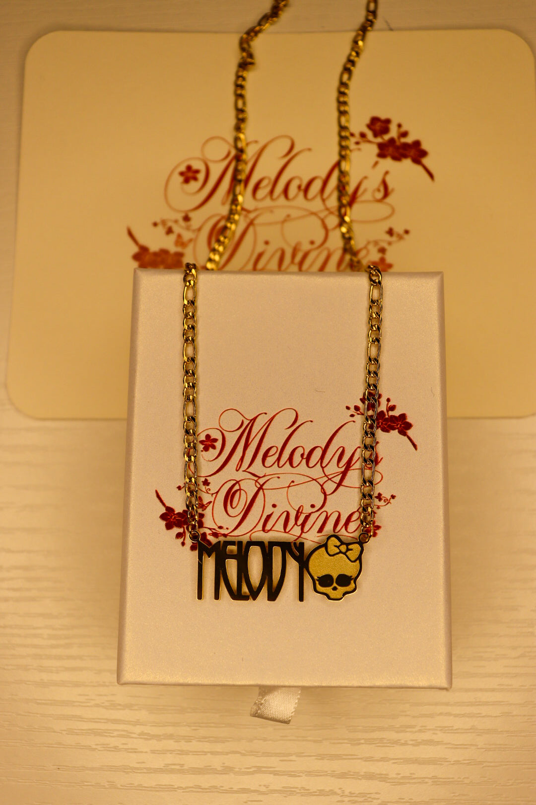 Custom Monster High Name Necklace