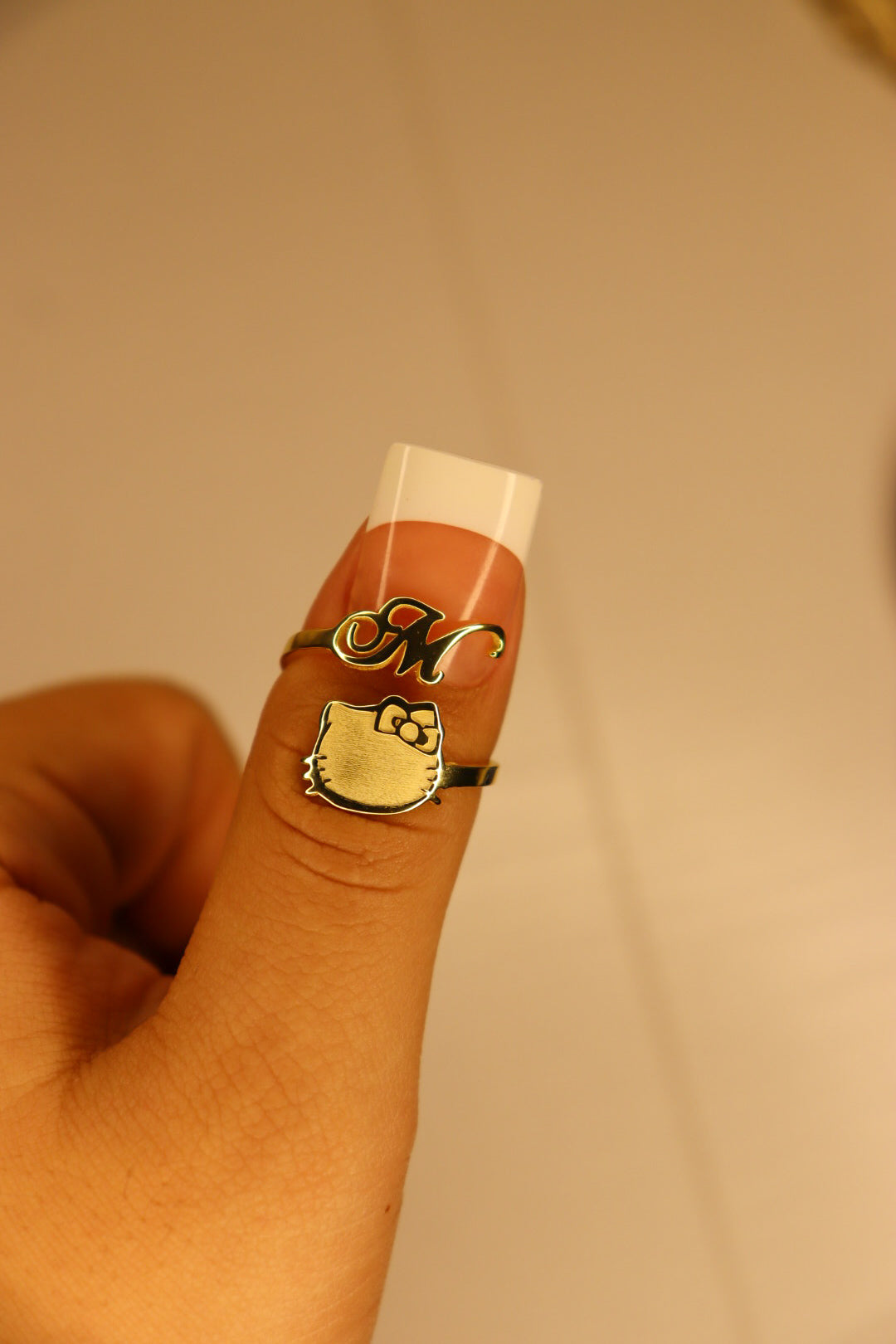 Hello Kitty initial Ring