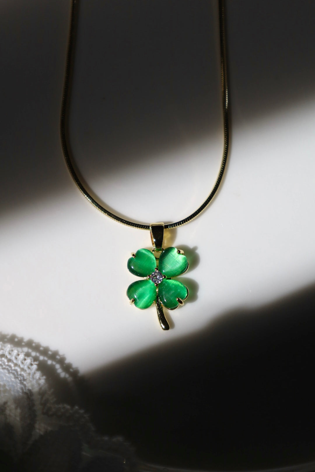 Clover necklace