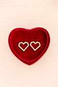 Heart Bling Stud Earrings