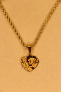 Betty Boop Money Heart Necklace