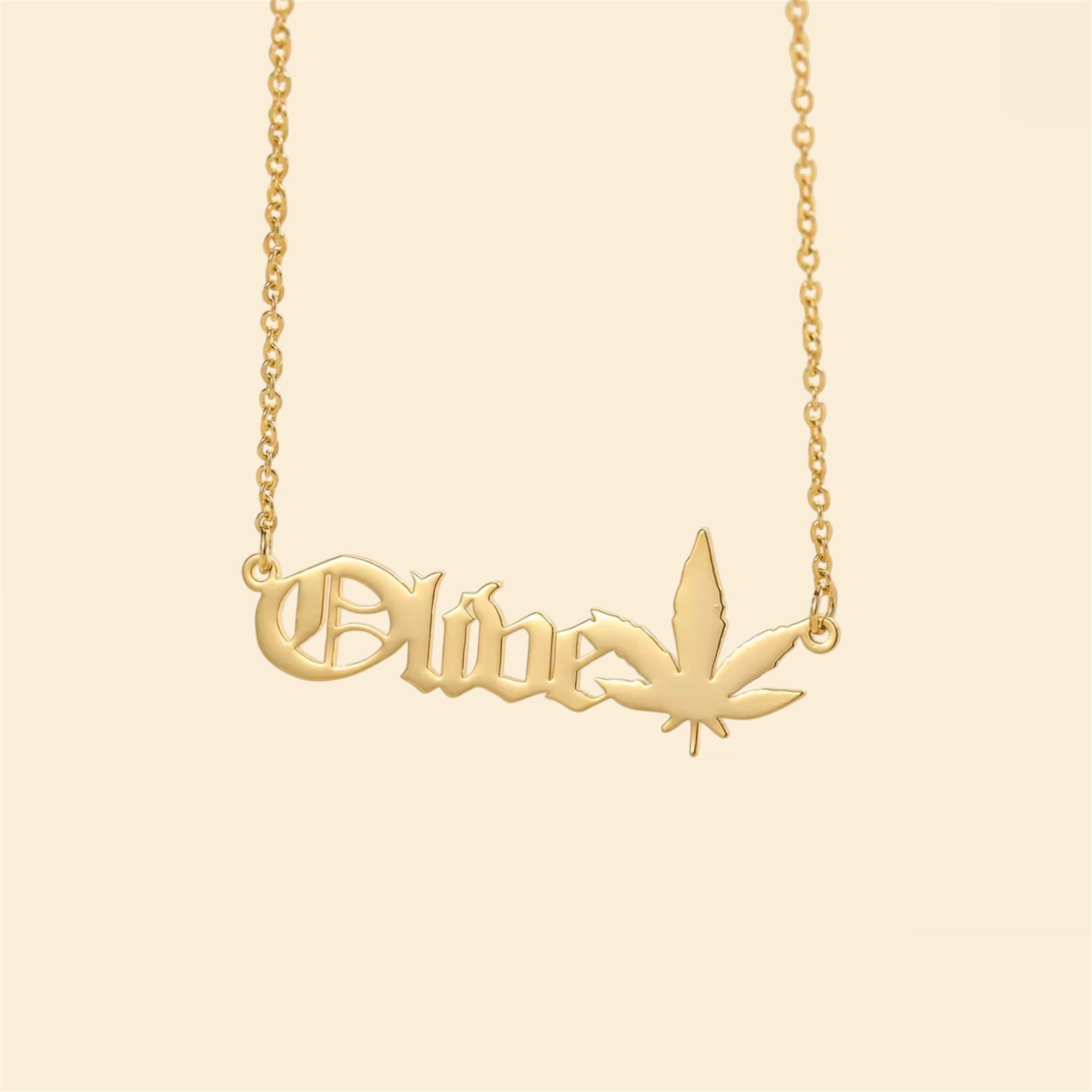 Custom 420 Name Necklace