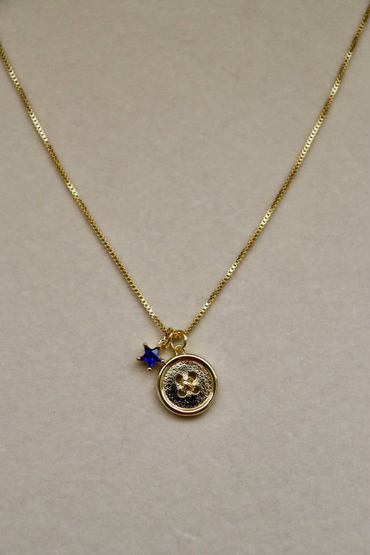 Coraline Button x Star Necklace