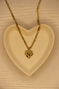 Heart nugget necklace
