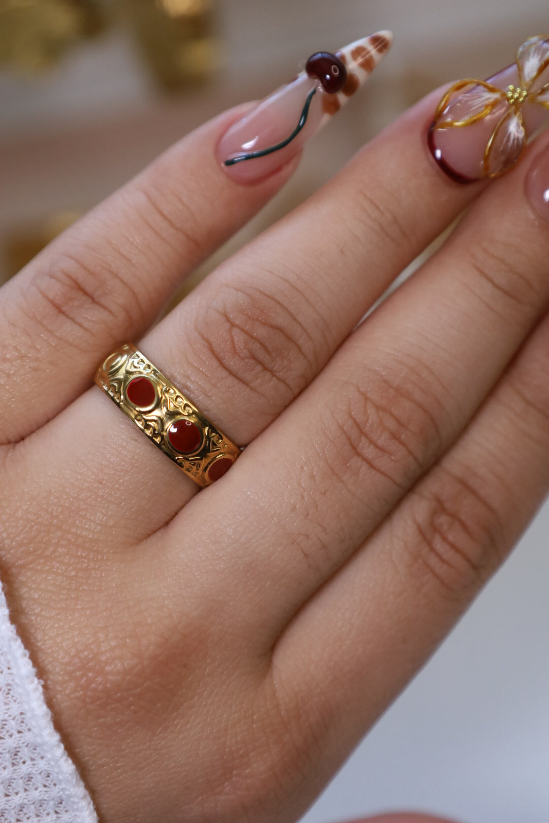 Divina Flame Ring