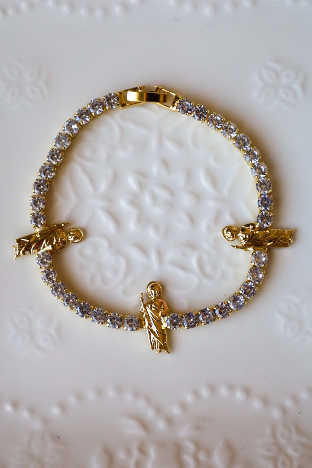 Icy San Judas bracelet