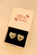 Heart Nugget Earrings