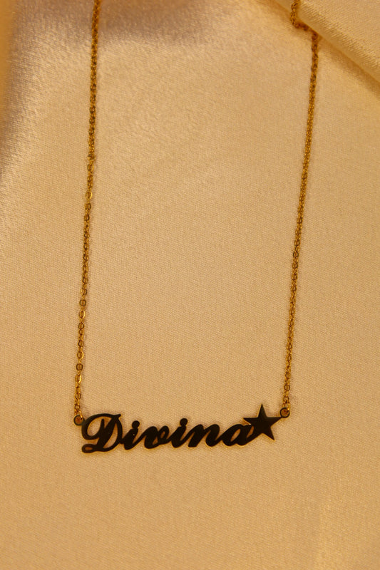 Custom Star Name Necklace
