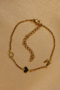 Custom Initial heart bracelet