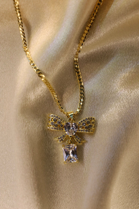 Annalise bow necklace