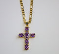 Rhea cross necklace