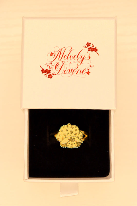 Vintage 1980s Strawberry shortcake ring