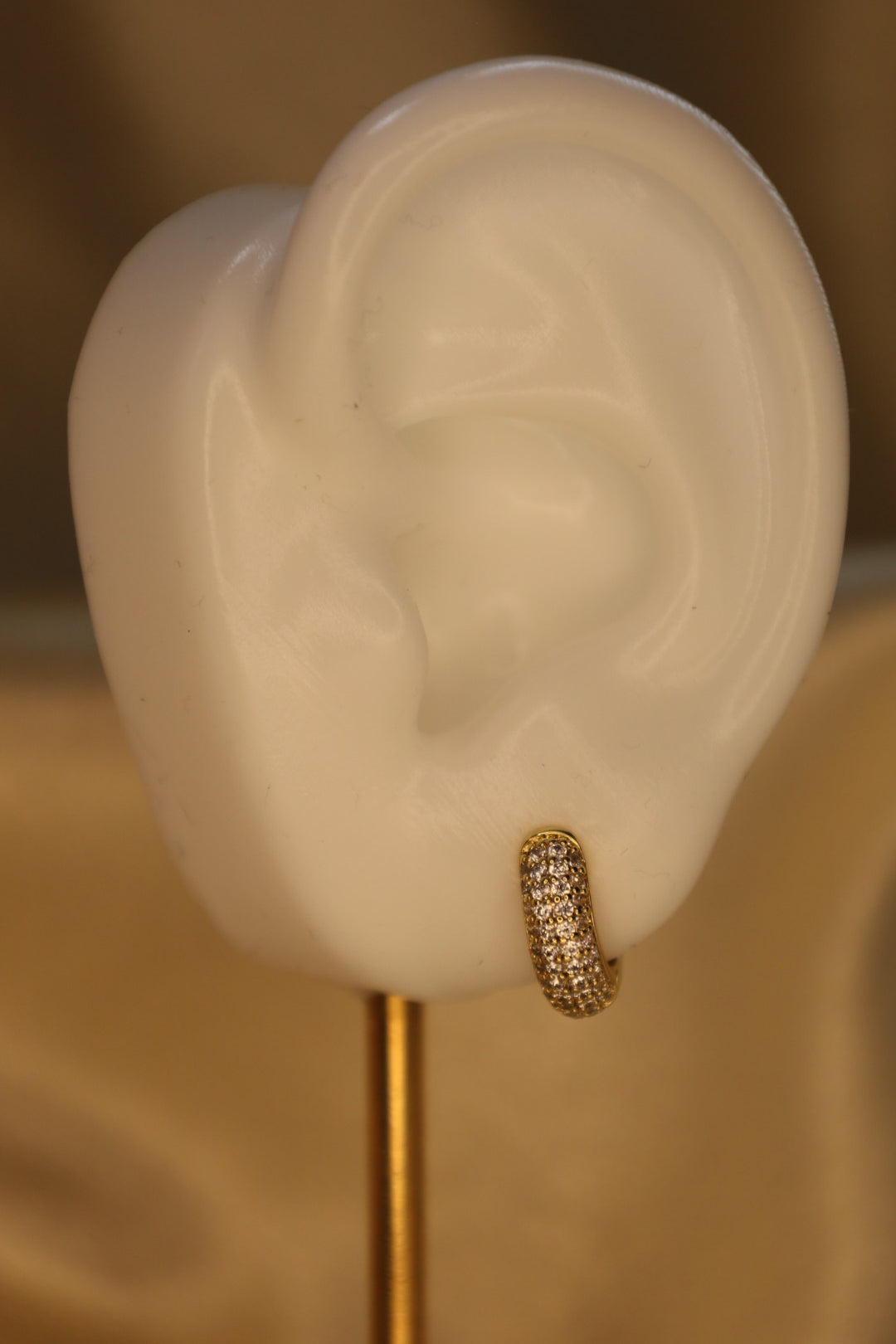 “Mayve” dazzling gold hoops