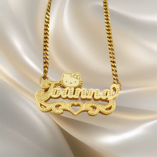 Custom 3D HK Name Necklace