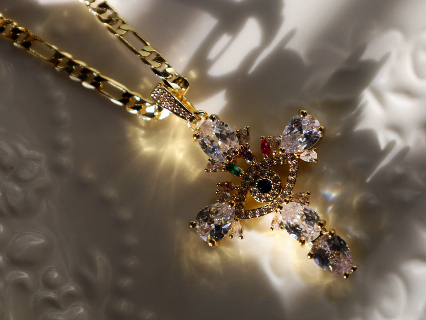 Protected Cross Necklace