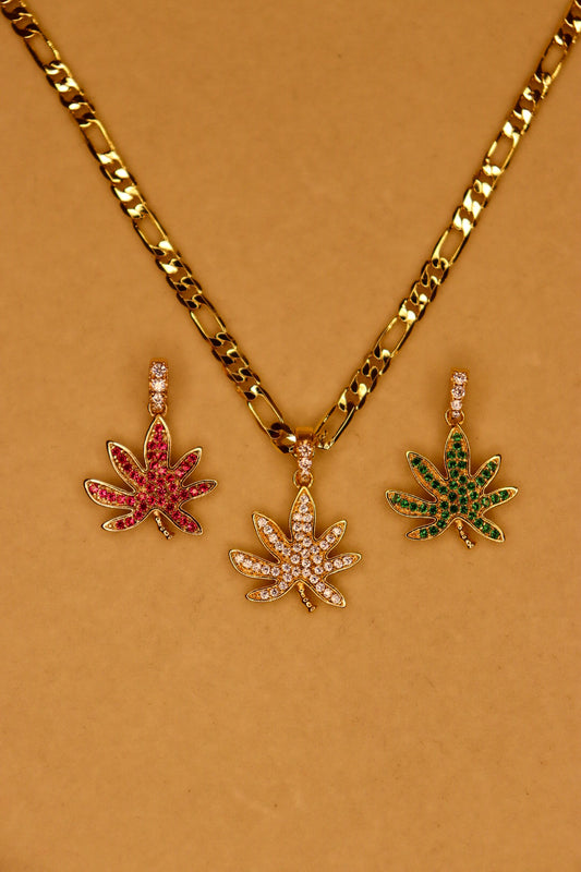 Sparkling Weed Necklace