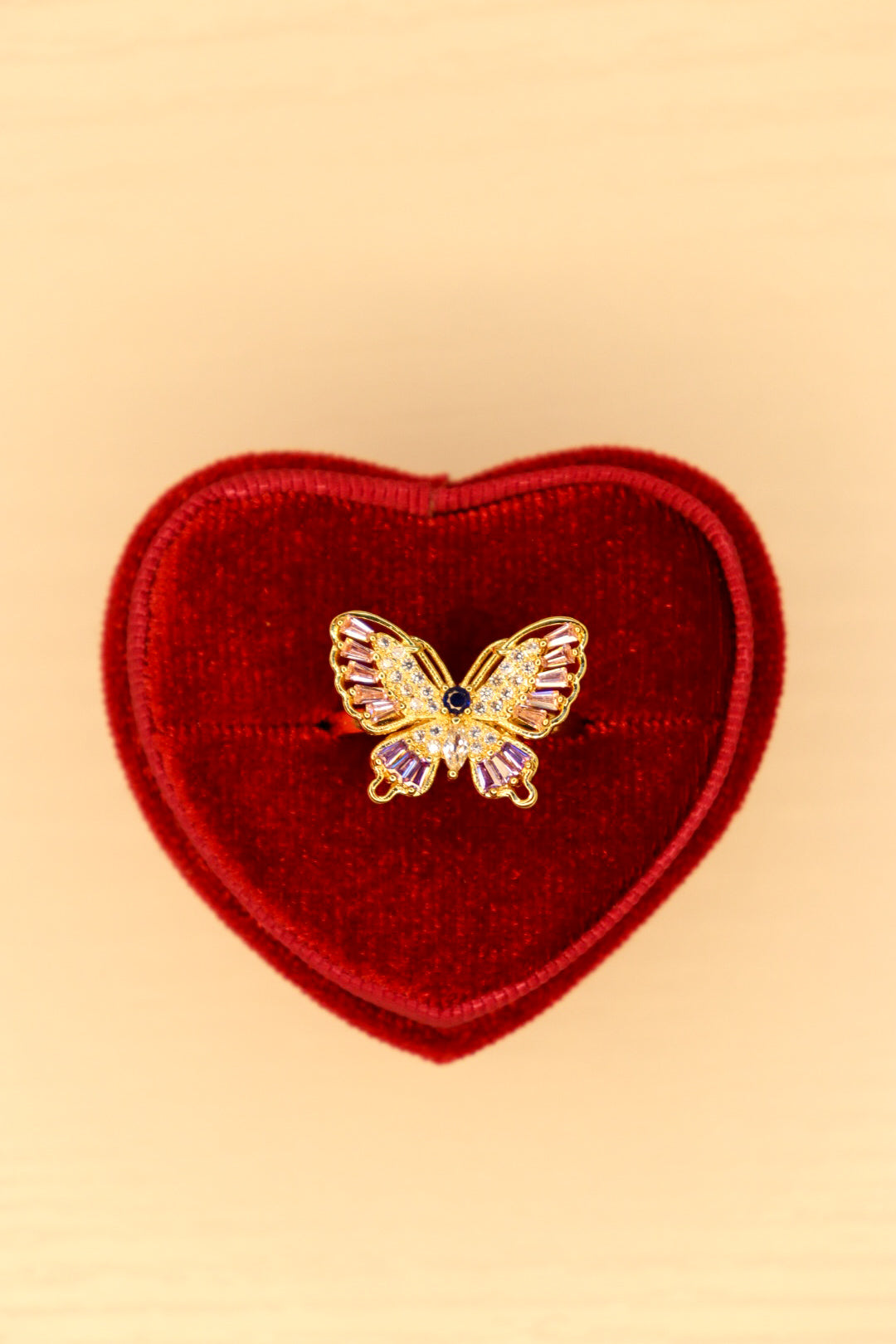 Eslie butterfly ring