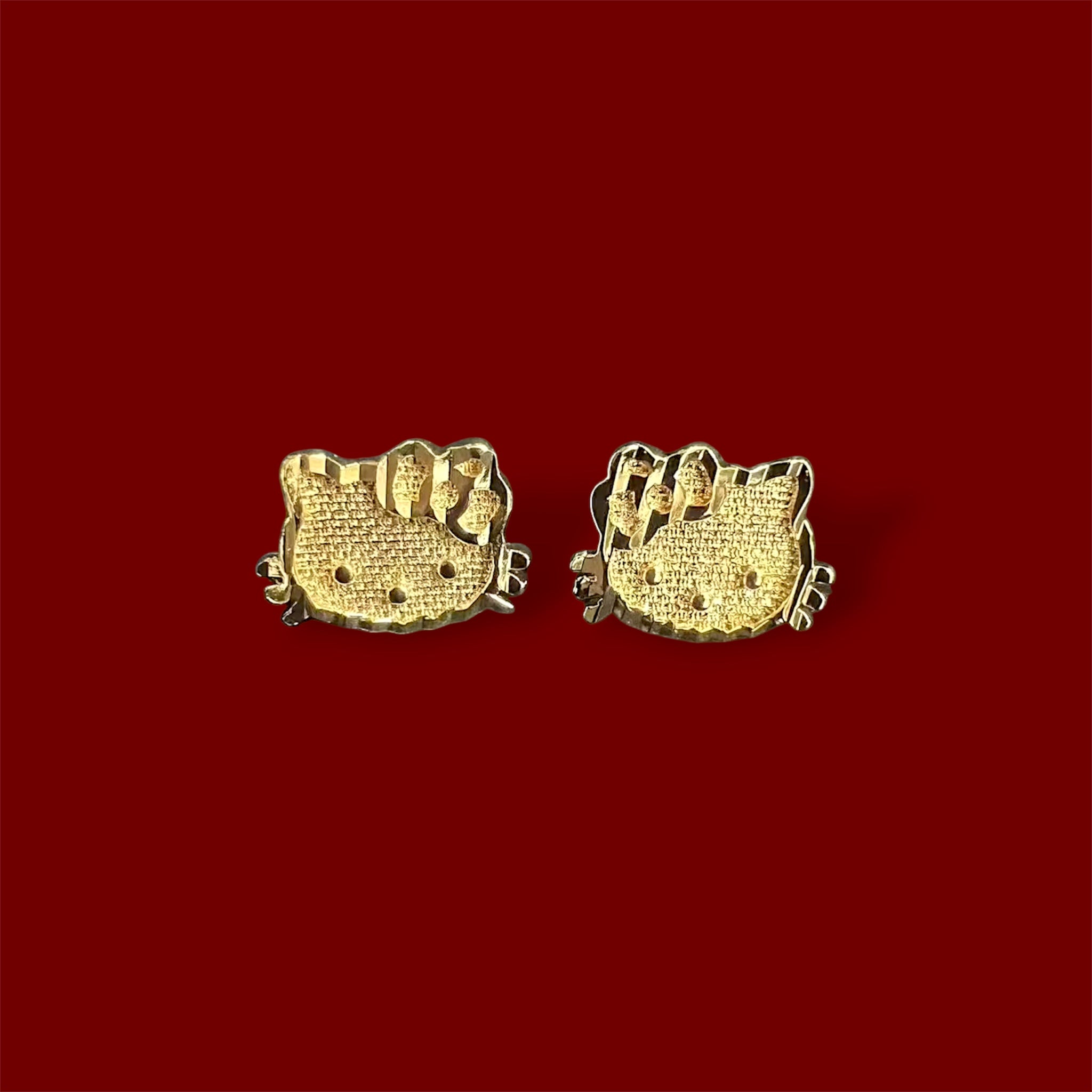 14k gold plated Hello Kitty Earrings