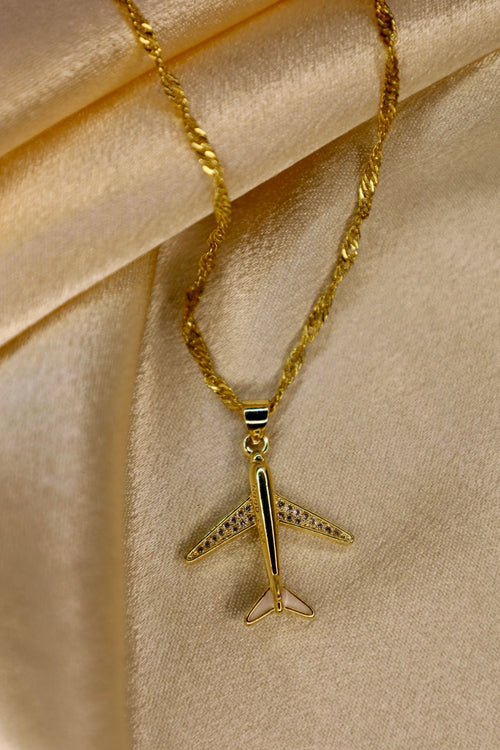 Airplane necklace