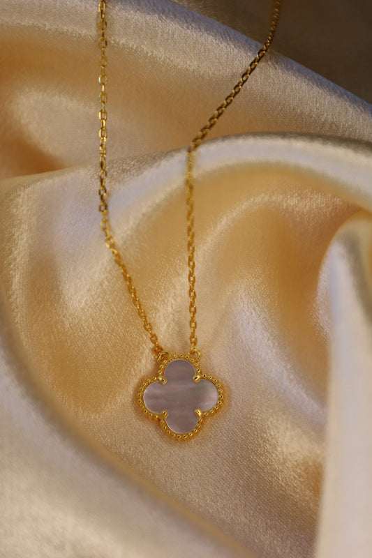 White clover necklace