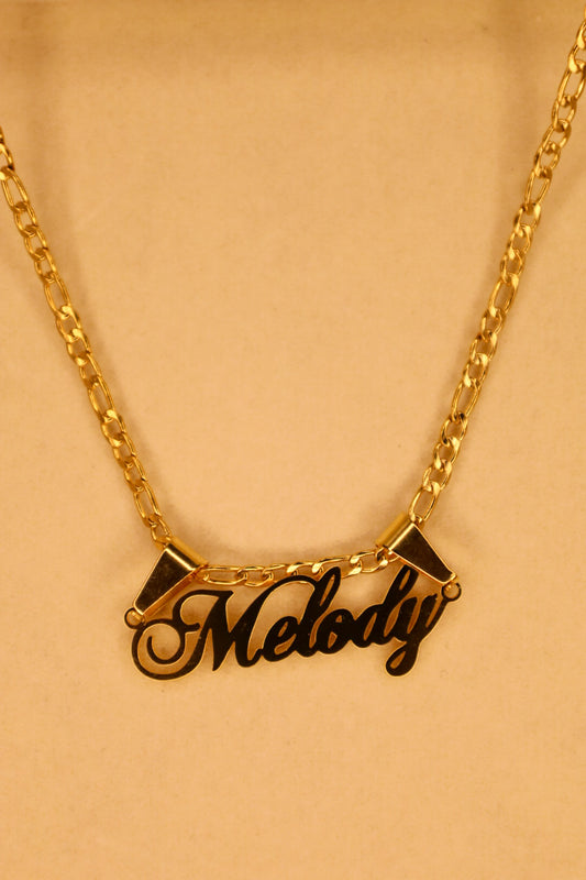 Detachable custom name necklace