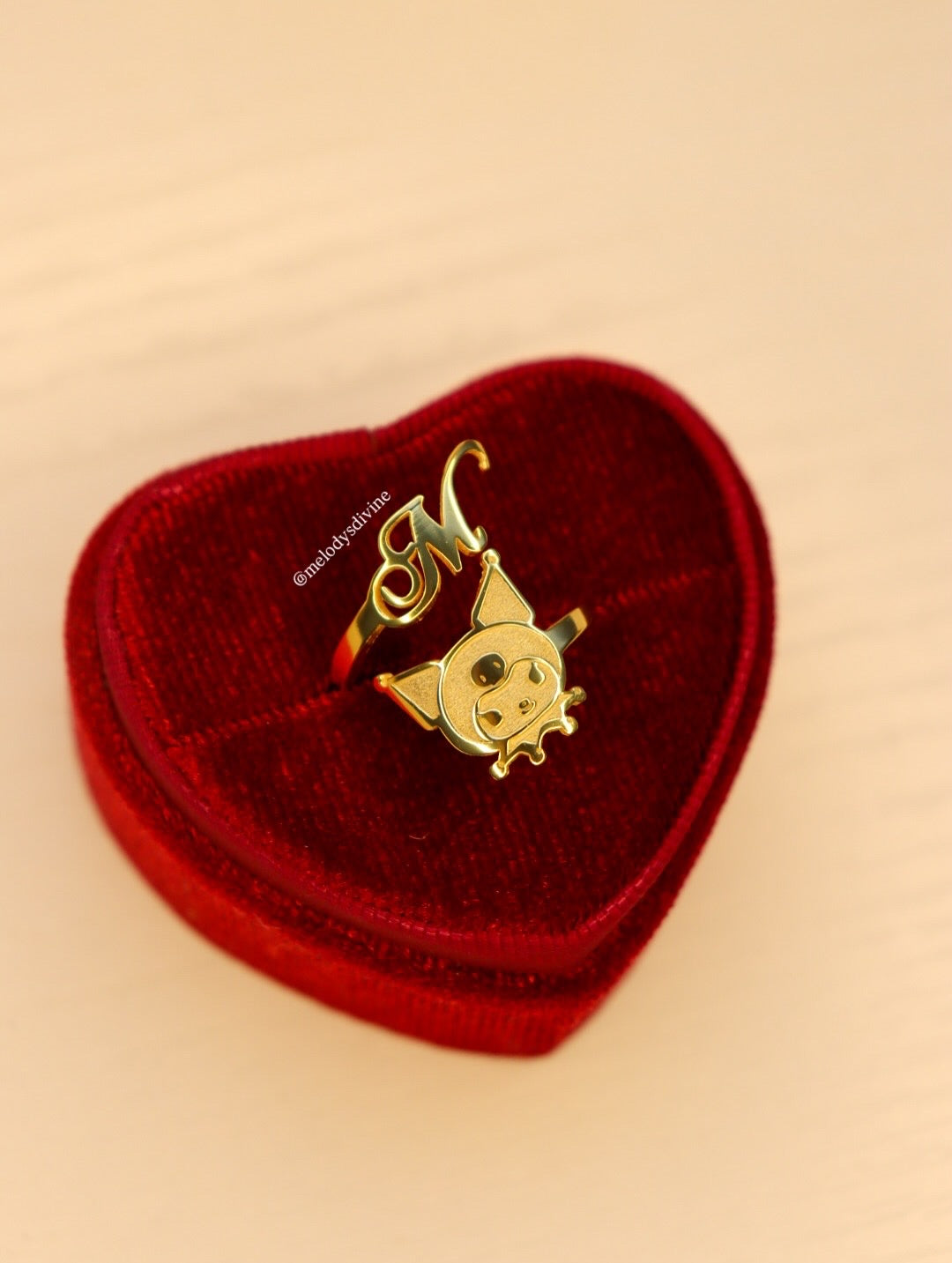 Custom Kuromi Ring