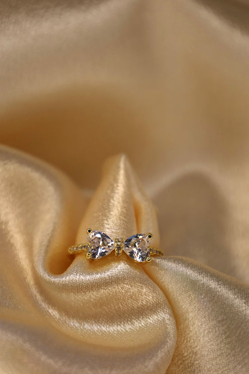 Clear Bow Ring