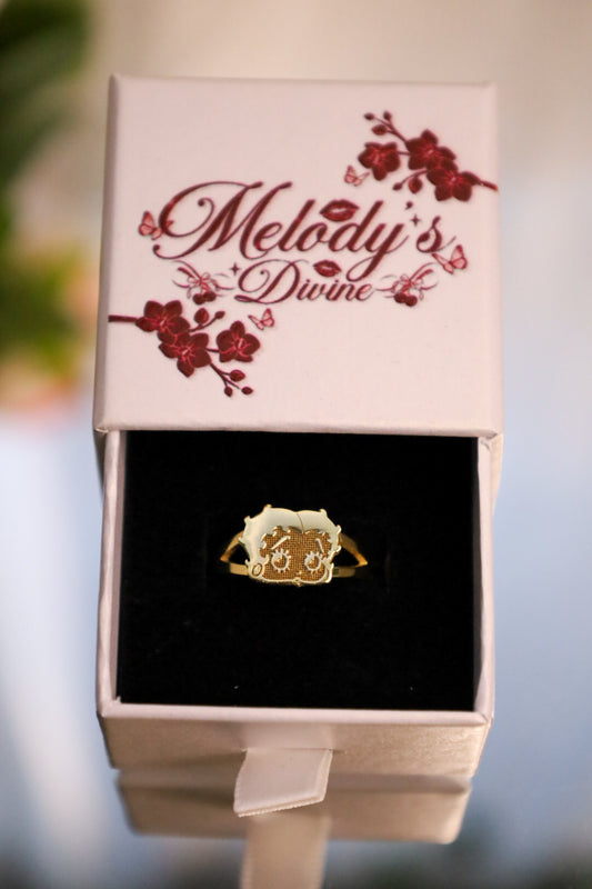 Betty Boop Nugget ring