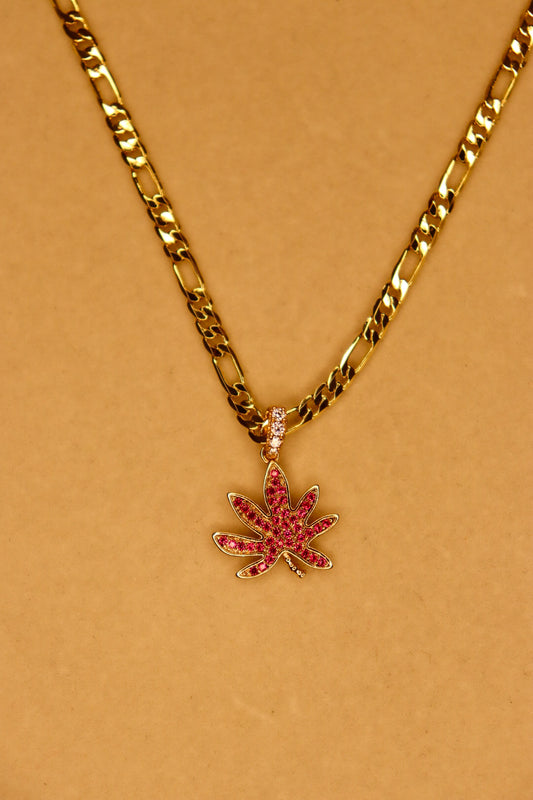 Sparkling Weed Necklace