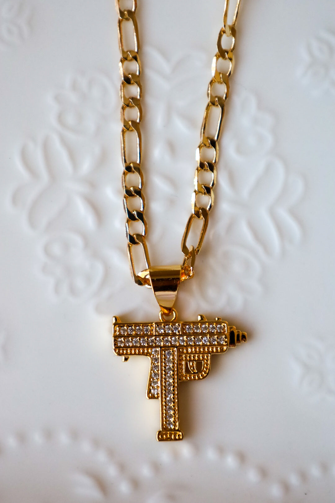 Uzy gun necklace
