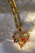 Karol g heart necklace