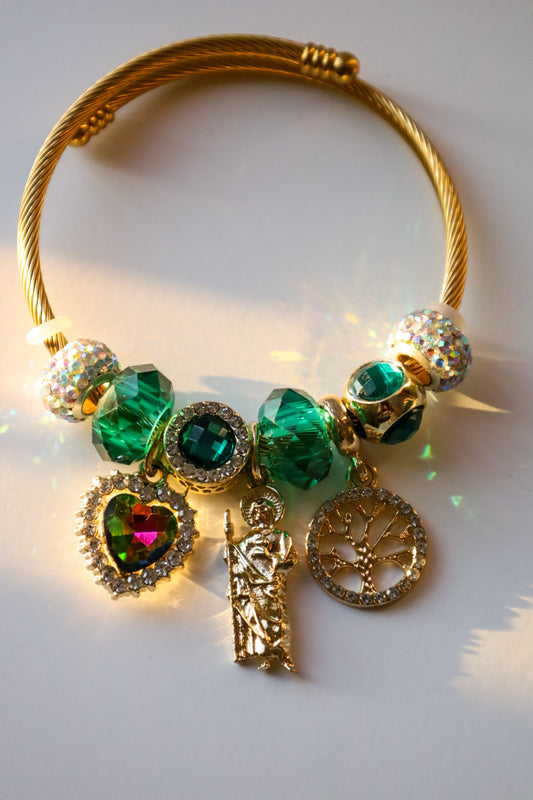 San judas charm bracelet