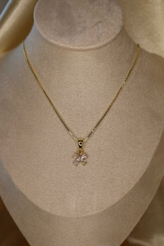 Dainty Vienna butterfly necklace