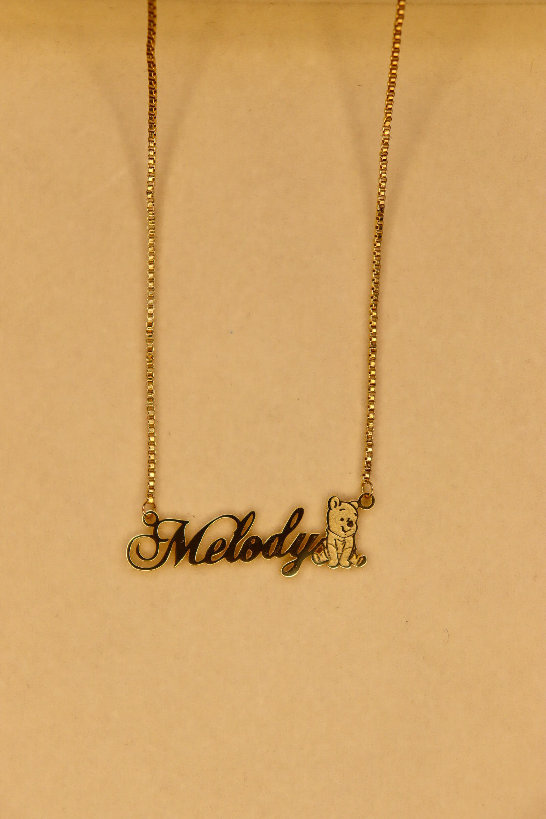 Winnie the Pooh Custom Name Necklace