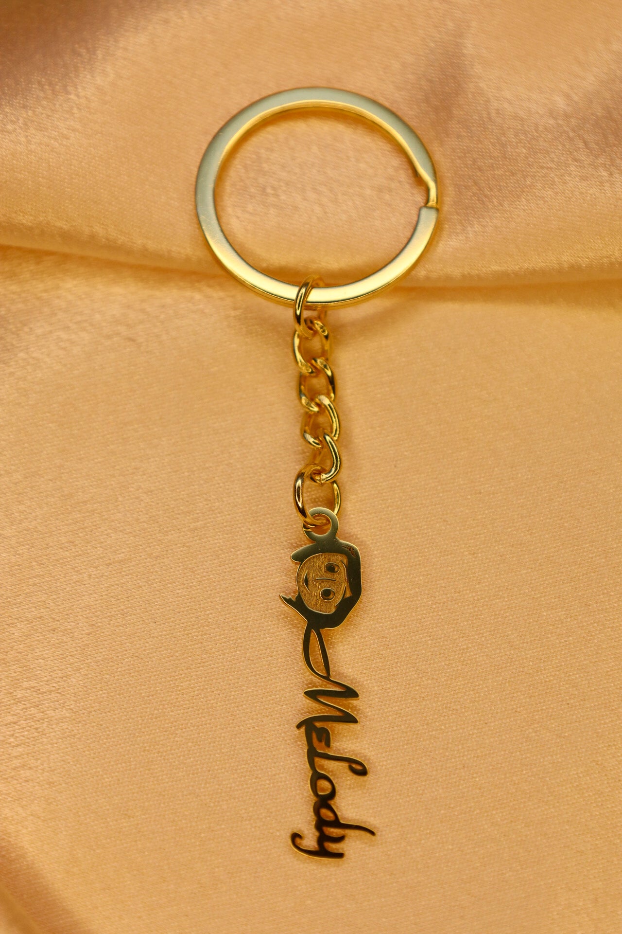 Custom Coraline Keychain