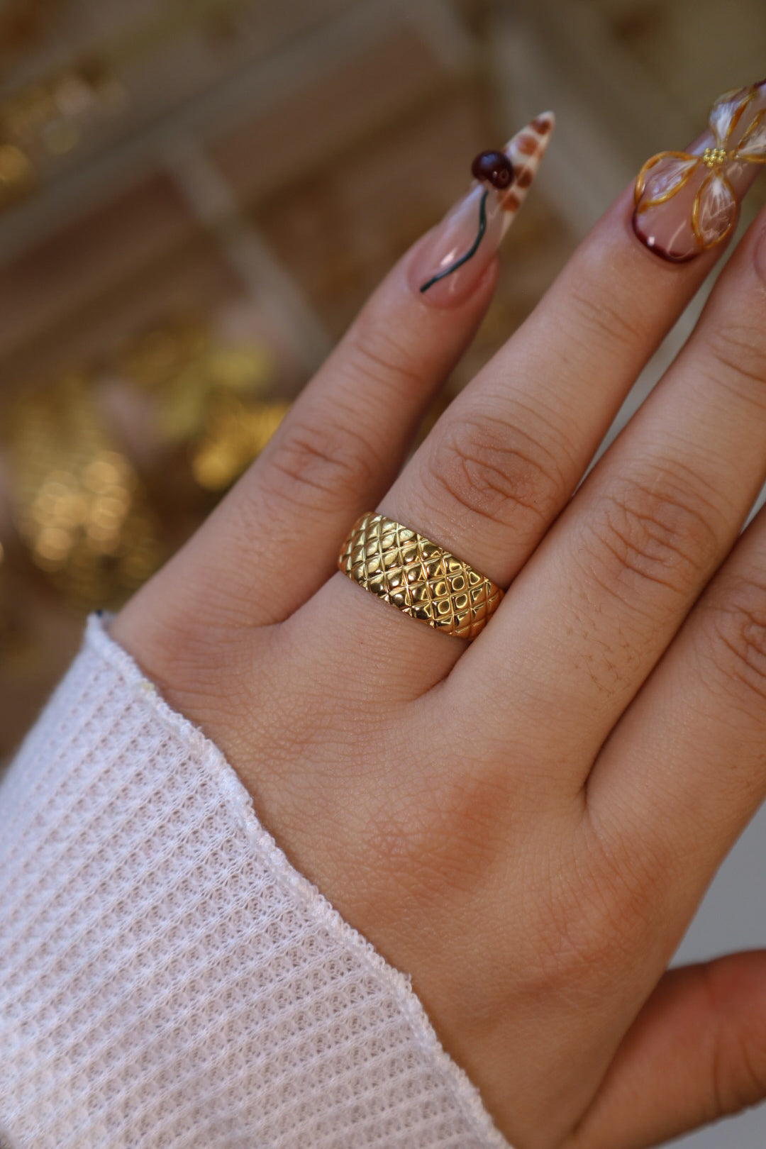 Celestia Chunky Woven Ring