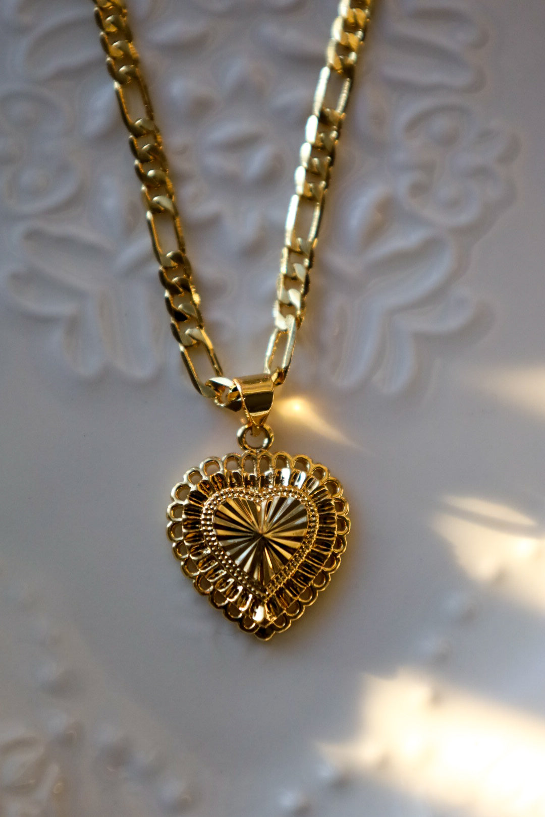 Heart of gold necklace