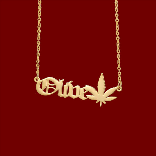Custom 420 Name Necklace