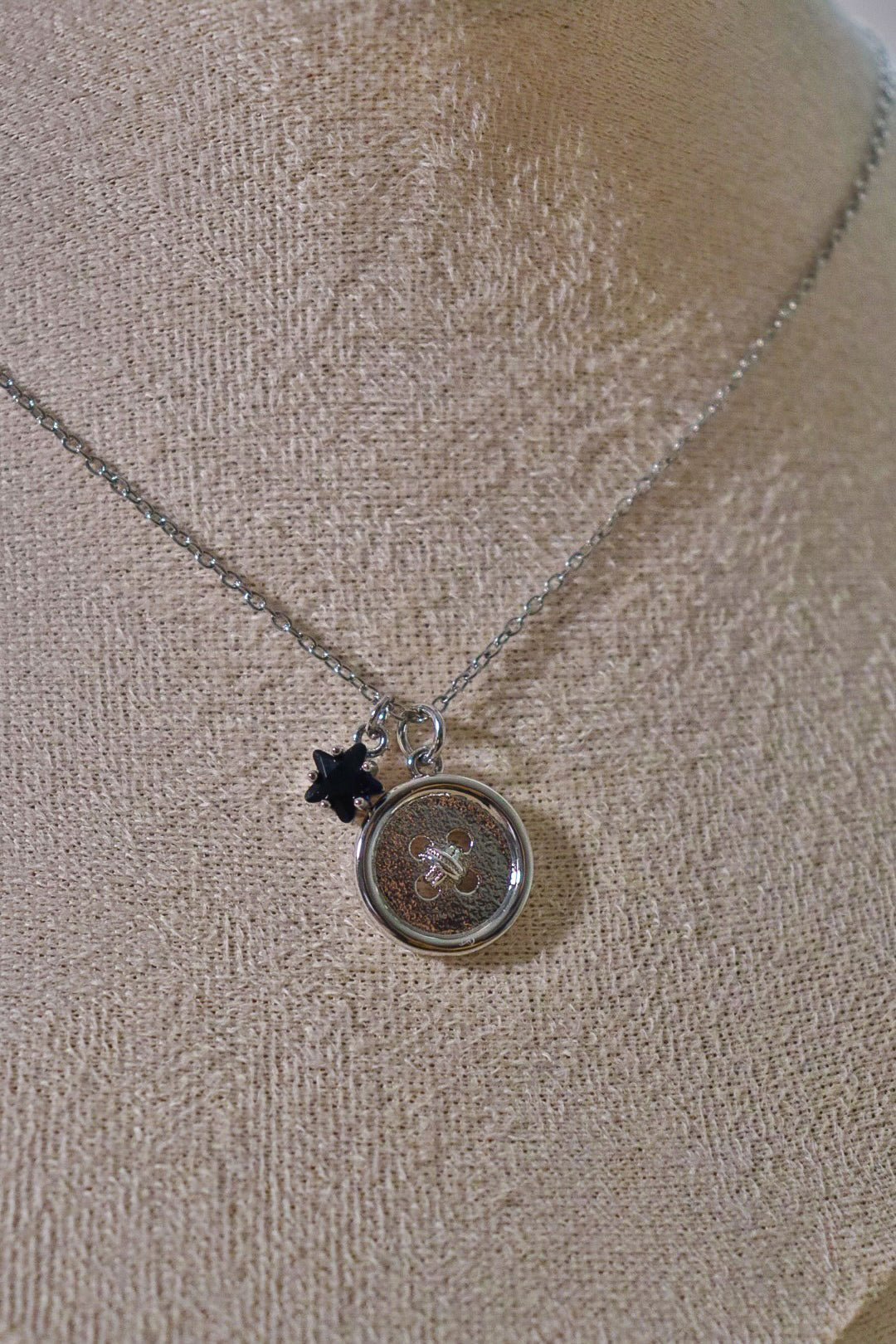 Coraline Button x Star Necklace
